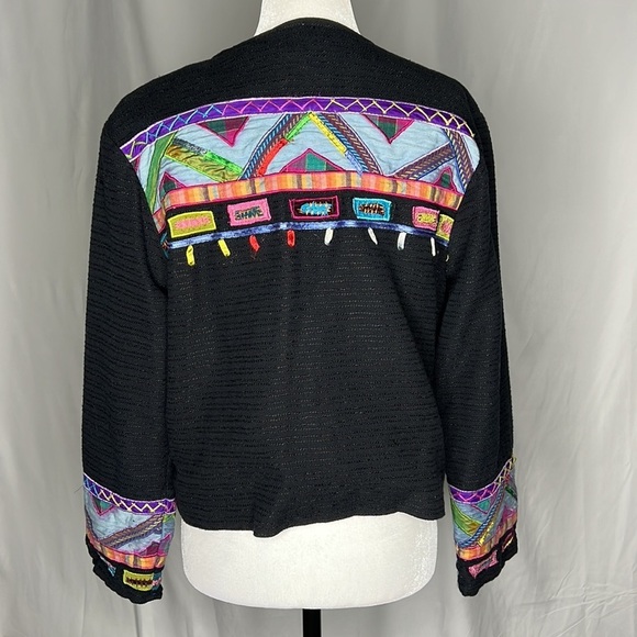 Parsley & Sage Unique Quilted Patterned Lightweight Blazer Coat - Picture 2 of 12